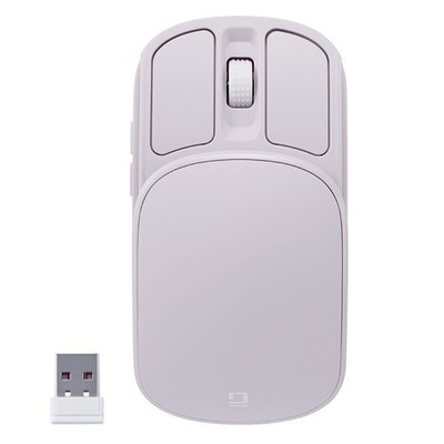 Nakabayashi Digio2 Rechargeable Silent Wireless Slide Mouse 5-Button Pink Japan