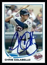 Chris Colabello Minnesota Twins IP Signed Autographed 2013 Topps Update #US324