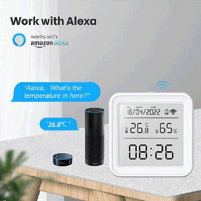 Zigbee WiFi Temperatur Feuchtigkeit Sensor Hygrometer Thermometer Detektor