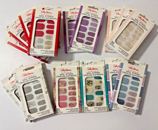 SALLY HANSEN NAIL STRIPS BUNDLE LOT - 15PK Assorted Stick On BEAUTY ART SPARKLE