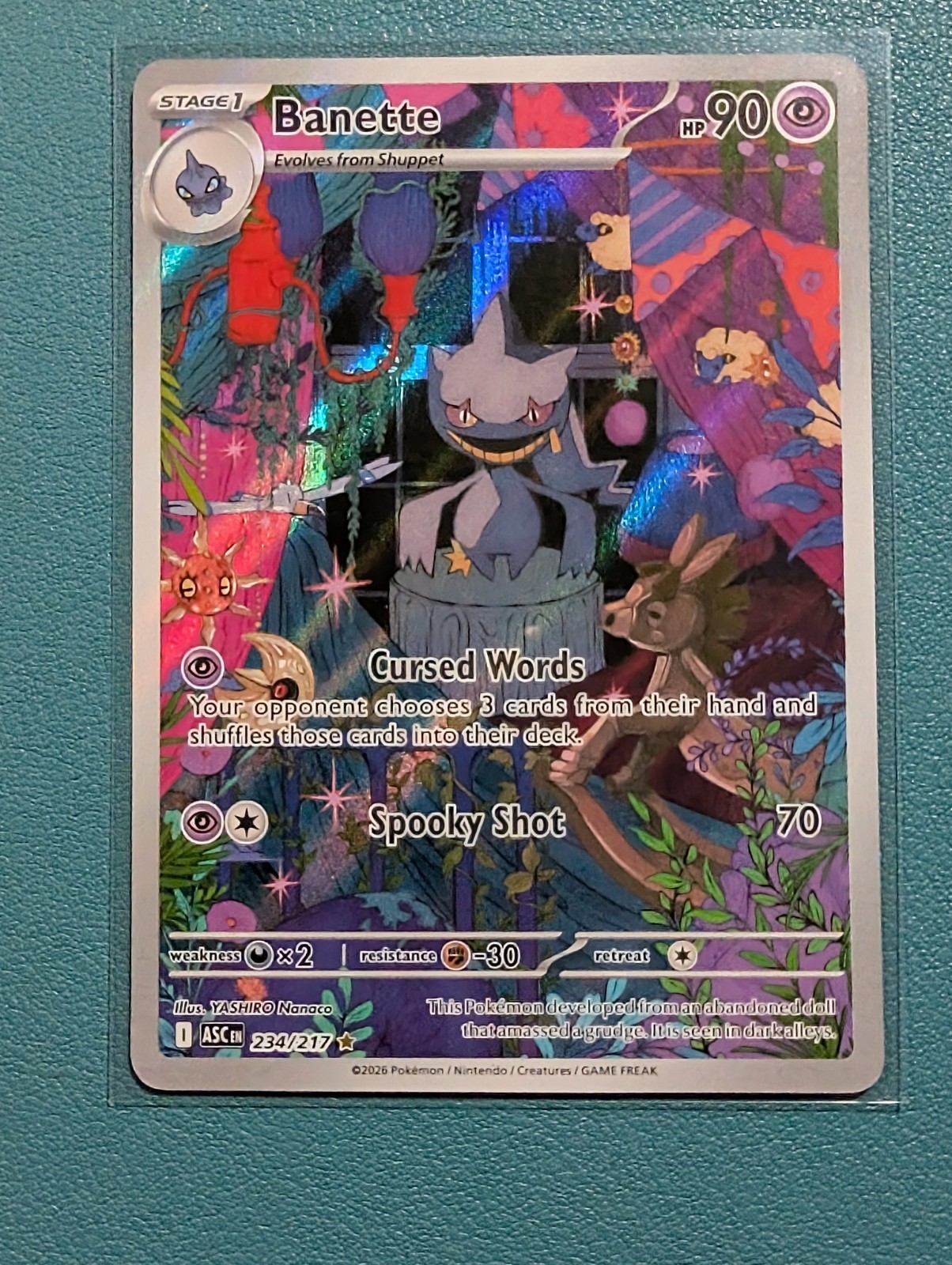 Banette 234/217 Me: Ascended Heroes Holo