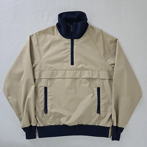 UNDERCOVER Giacca a vento vintage Woolrich Popover 1 2 zip laterale logo pecora uomo M USA 6141