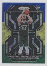 2021-22 Panini Prizm Choice Blue Yellow & Green Sandro Mamukelashvili #293 gu3