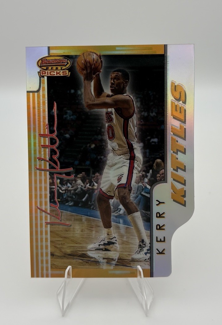 1996-97 Bowmans Best Picks Refractor Kerry Kittles Rc Nets Die Cut