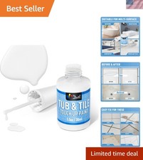 Non-Toxic White Tub and Tile Paint - Perfect for Porcelain Ceramic Repairs