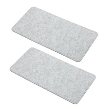 Felt Base Shaper, Bag Bottom Shaper 14 x 7 Inch for Purse (2 Pack, Light Gray)