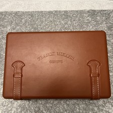 Frank Muller Casablanca Genuine Watch Case with Certificate Holder Brown Leather