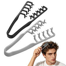 2 Pcs Texture Comb, Wide Tooth Volumizing Hair Comb, Anti-Frizz Root Lifter  fo