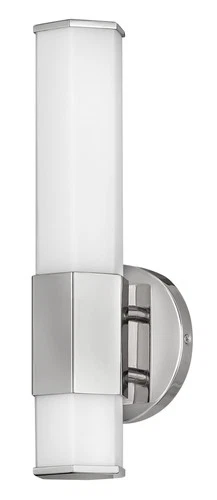 Hinkley Lighting 51150 Facet 2 Light 14" Tall LED Bathroom Sconce - Nickel - Picture 1 of 2