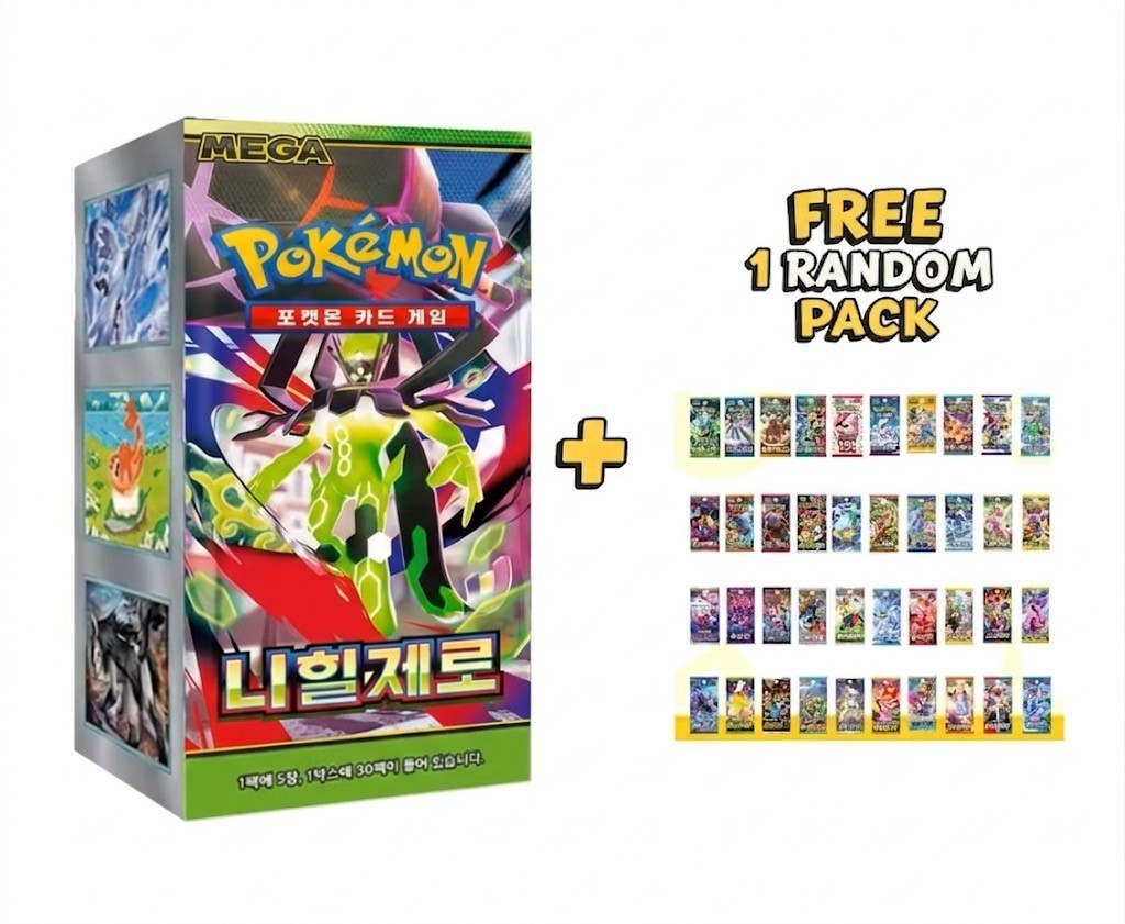 Pokemon Card MEGA Munikis Nihil Zero Booster Box M3 Sealed Korean