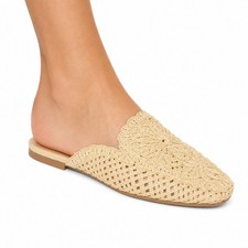 Women's A New Day Greta Flats Natural Size 7 New With Tags
