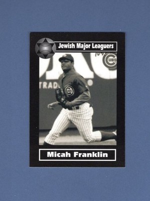 #132 MICAH FRANKLIN, 1997 Cardinals/Cubs | Jewish Major Leaguers ~ 2003 AJHS/JML