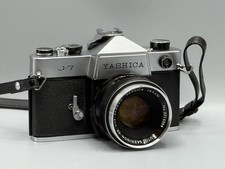 Vintage Yashica J-7 35mm SLR Camera Auto Yashinon-DX 50mm f/1.7 Tested