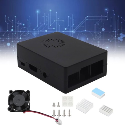 with Cooling Fan Case Enclosure forRaspberryPi 3B 3B Plus Computer Mainboard - Afbeelding 2 van 8