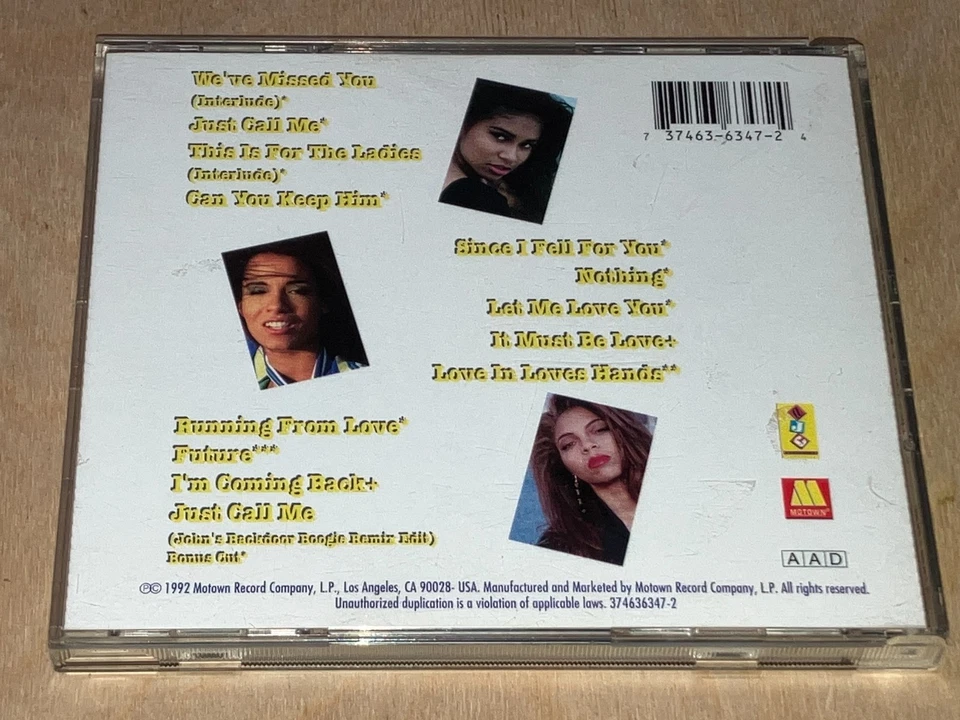The Good Girls – Just Call Me CD [Motown 1992] incl. It Must Be Love - Image 2 of 2