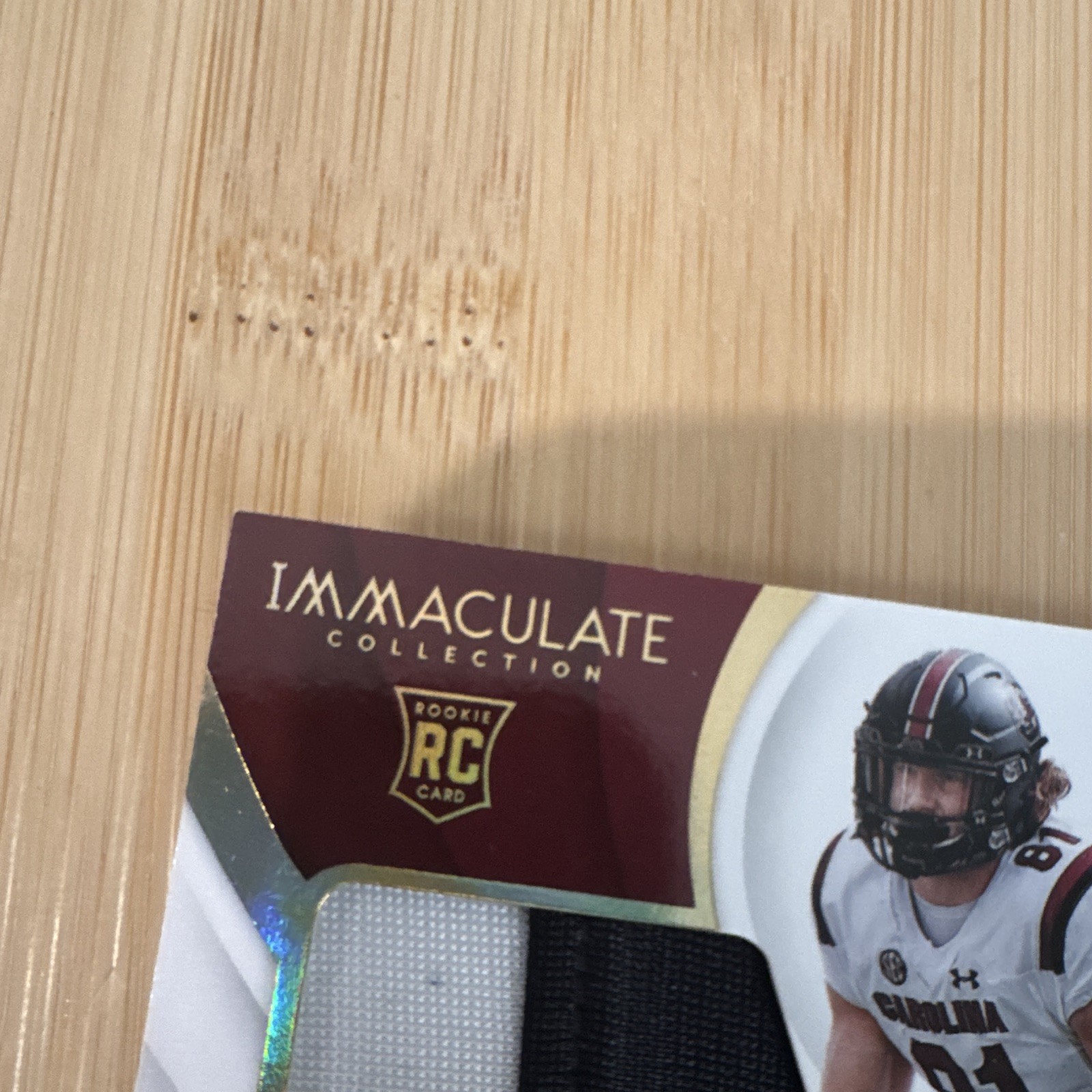 Panini 2018 Immaculate Collegiate Hayden Hurst RC Auto Patch #/49 SC, Ravens!!!! view 5