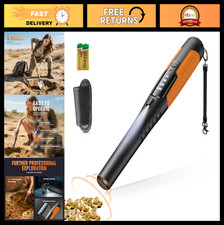 "Waterproof Metal Detector Pinpointer with LCD Display, 4 Modes, Handheld Treasu