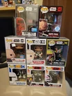FUNKO - 8 POP LOT STAR WARS - BOBA FETT, DARTH MAUL, LUKE, TECH, WRECKER