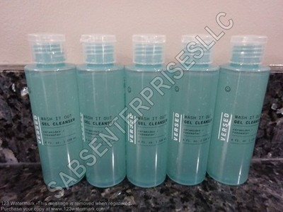 5 VERSED Wash It Out GEL CLEANSER Facial Wash Ceramides + Rosewater 4 FL oz. NEW
