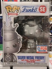 NEW Funko POP! Silver Medal Freddy 1000 PCS Limited Edition BOX OF FUNDAYS GAMES