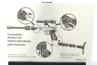 1984 Hasbro G1 Transformers Megatron Assembly Instructions INSERT 166491 00A