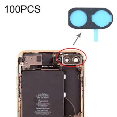 100 PCS Back Camera Dustproof Sponge Foam Pads for iPhone 8 Plus, For iPhone 8