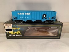 ¡COCHE TOLVA DE CARBÓN ACANALADO WEAVER 3 RIELES ROCK ISLAND 3 BAHÍAS #700968! ESCALA O 70 TONELADAS