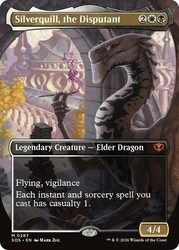 Silverquill, the Disputant (Borderless) Foil #287 - Strixhaven: School of Mages