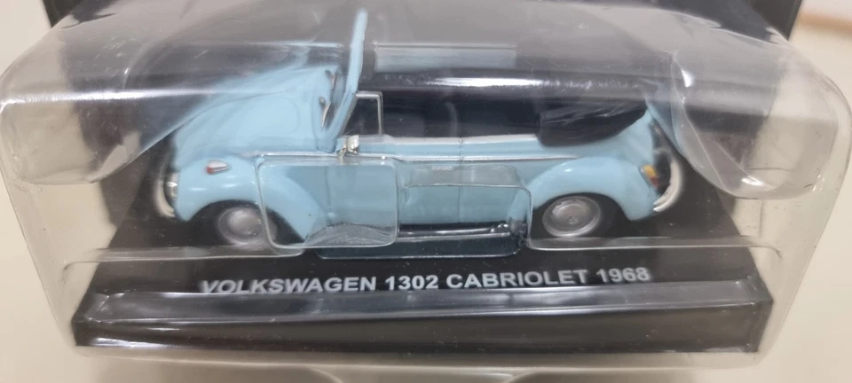 Volkswagen 1302 Maggiolone Cabriolet 1968 -  Edicola Scala 1/43 - Immagine 2 di 4