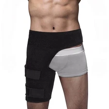 1xHip And Waist Supports Hamstring Compression Sleeve And Groin Compression Wrap