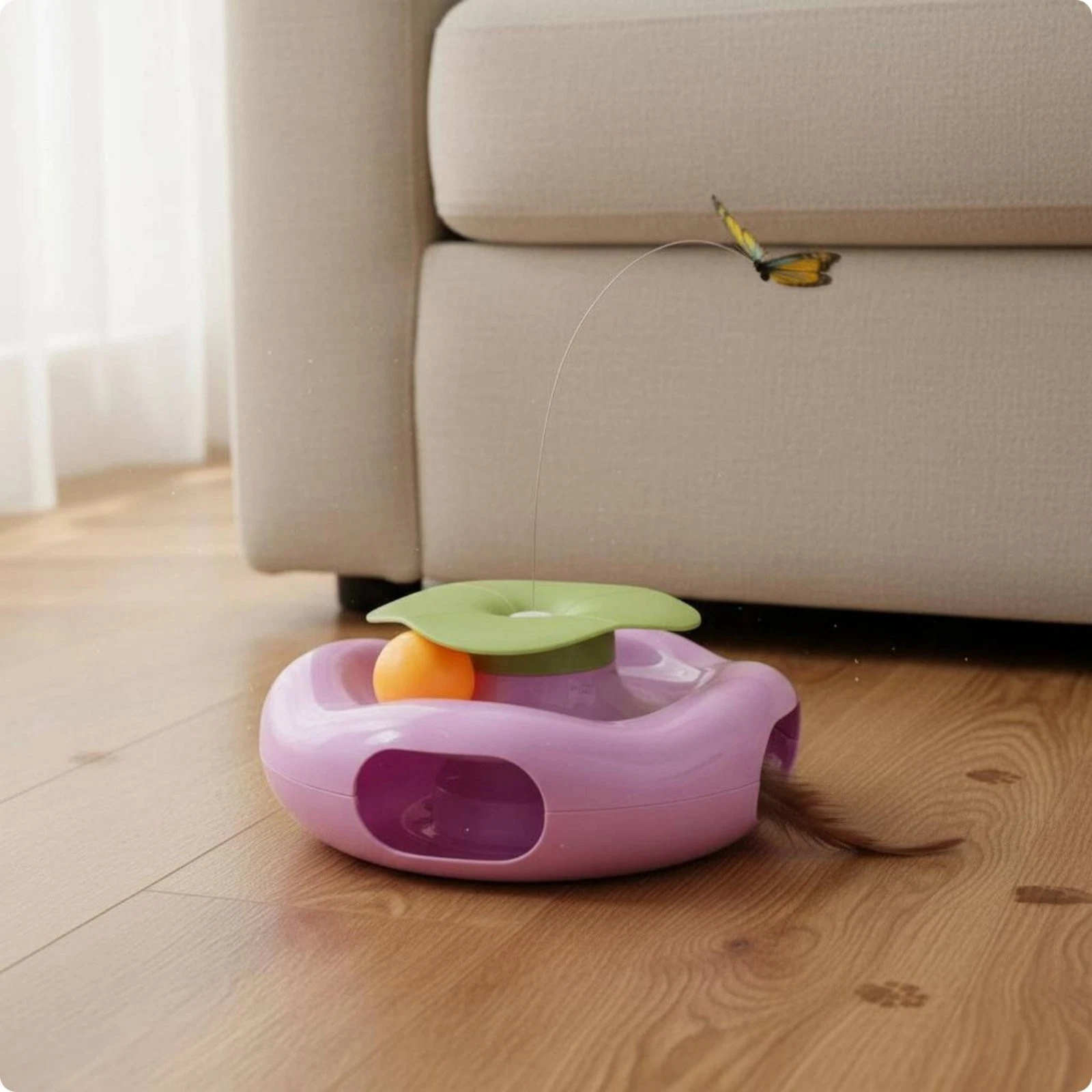 Flutterer Follow Toy Interactive Electric Flutterer Feline Toy Autonomous-Play
Opens in a new window