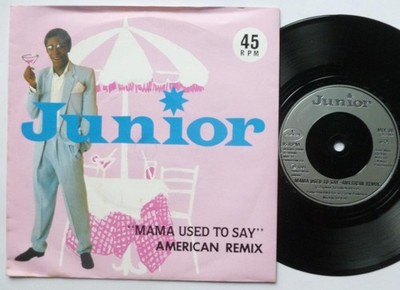 Junior Mama Used To Say American Remix 7'' Mercury MER98 EX/EX 1981 picture sl...