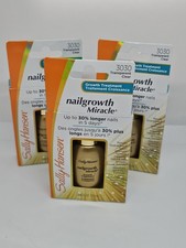 Sally hansen Nailgrowth Miracle Growth Treatment 3030 Transparent LOT OF 3