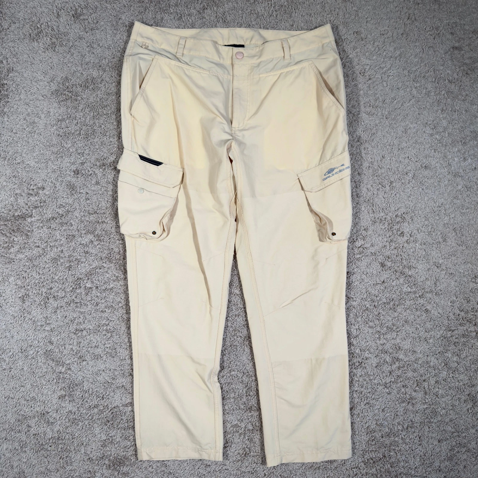 Grundens Breakwater Cargo Pants Mens 38 Stretch Nylon Fishing Outdoor Hiking