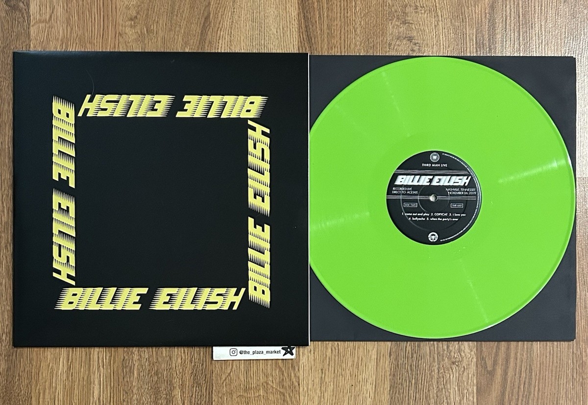Billie Eilish Live At Third Man Records Green vinyl Rare Limited