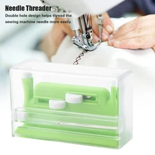 Hand Threader Double Needle Threader Insertion Tool Applicator for Machine