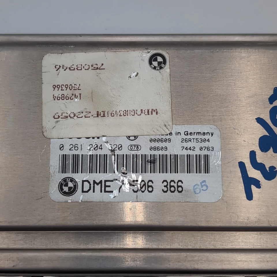 BMW 740I 1999 2000 2001 módulo de control del motor ECM ECU 7506366 Foto 4 de 4