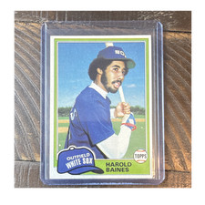 Topps 1981 Topps #347 Harold Baines Rookie Chicago White Sox Base Set