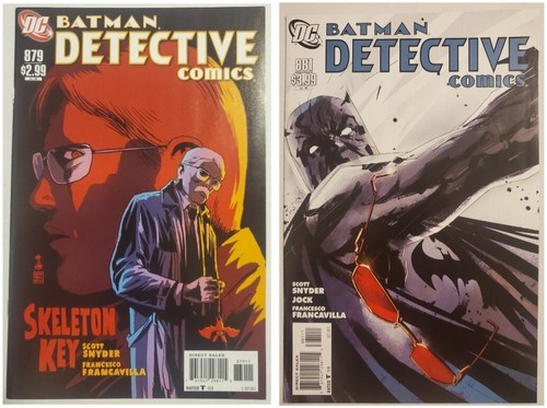 BATMAN DETECTIVE COMICS #879 & #881 1ST PRINT LOT! NOT 880 SCOTT SNYDER JOCK DCU