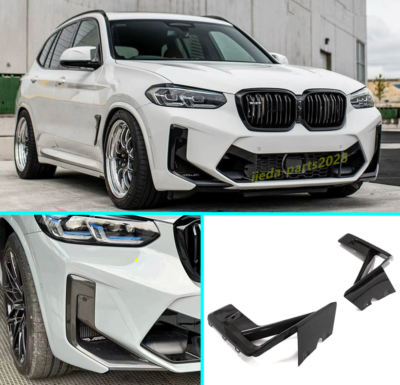 For BMW X3 X3M X4 X4M 2022-24 Real Carbon Fiber Front Fog Light