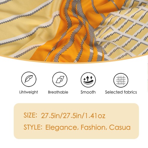 Fashion silk Satin Head Scarf for Women Hair Bandana Hair Scarf Wrap Neck Sca... - Afbeelding 2 van 7