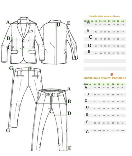 Traje Hombre Sartoriale Made IN Italy Azul Talla 50 Drop 6 Fresco Lana Primavera - Imagen 13 de 13