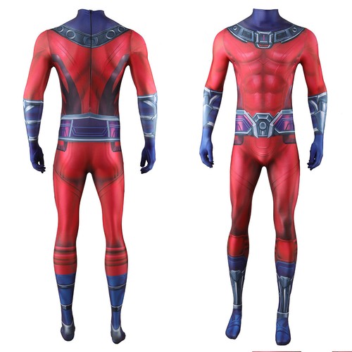 Cosplay X-Men 97 Magneto Jumpsuit Cloak Superhero X-Men Halloween Mens Bodysuit - Picture 41 of 42