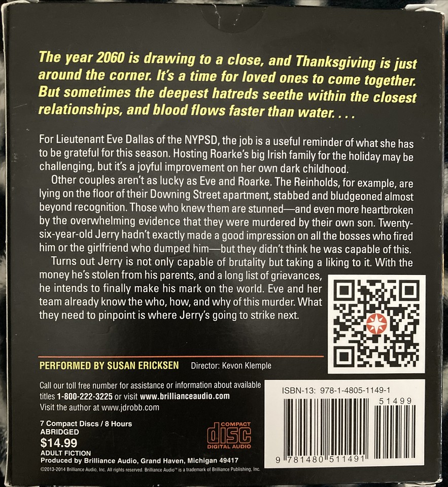 In Death Ser. Thankless in Death by J. D. Robb