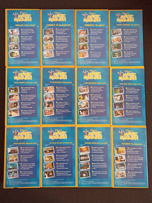 12x Disney Magic English VHS English Learning Collection Greek