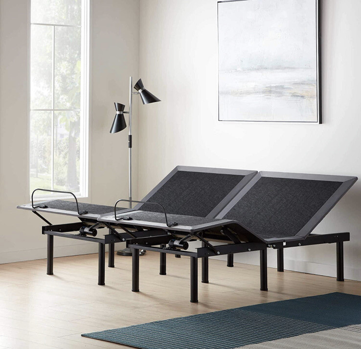 Lucid L150 Twin Xl Adjustable Bed Wireless Remote ZeroGravity Anti