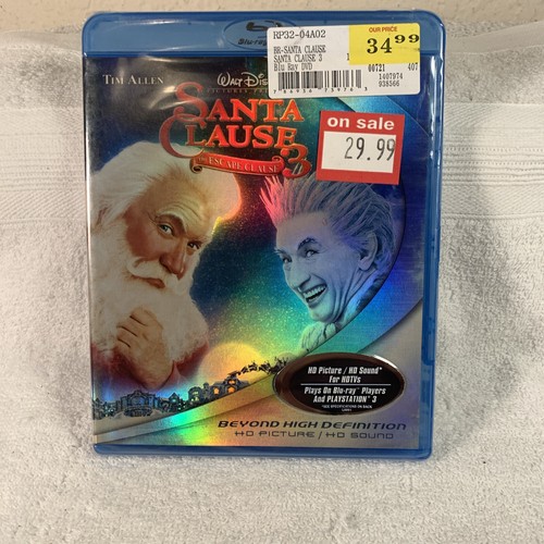 Disney SANTA CLAUSE 3 The Escape Clause Blu-Ray BEYOND HIGH DEFINITION Sealed