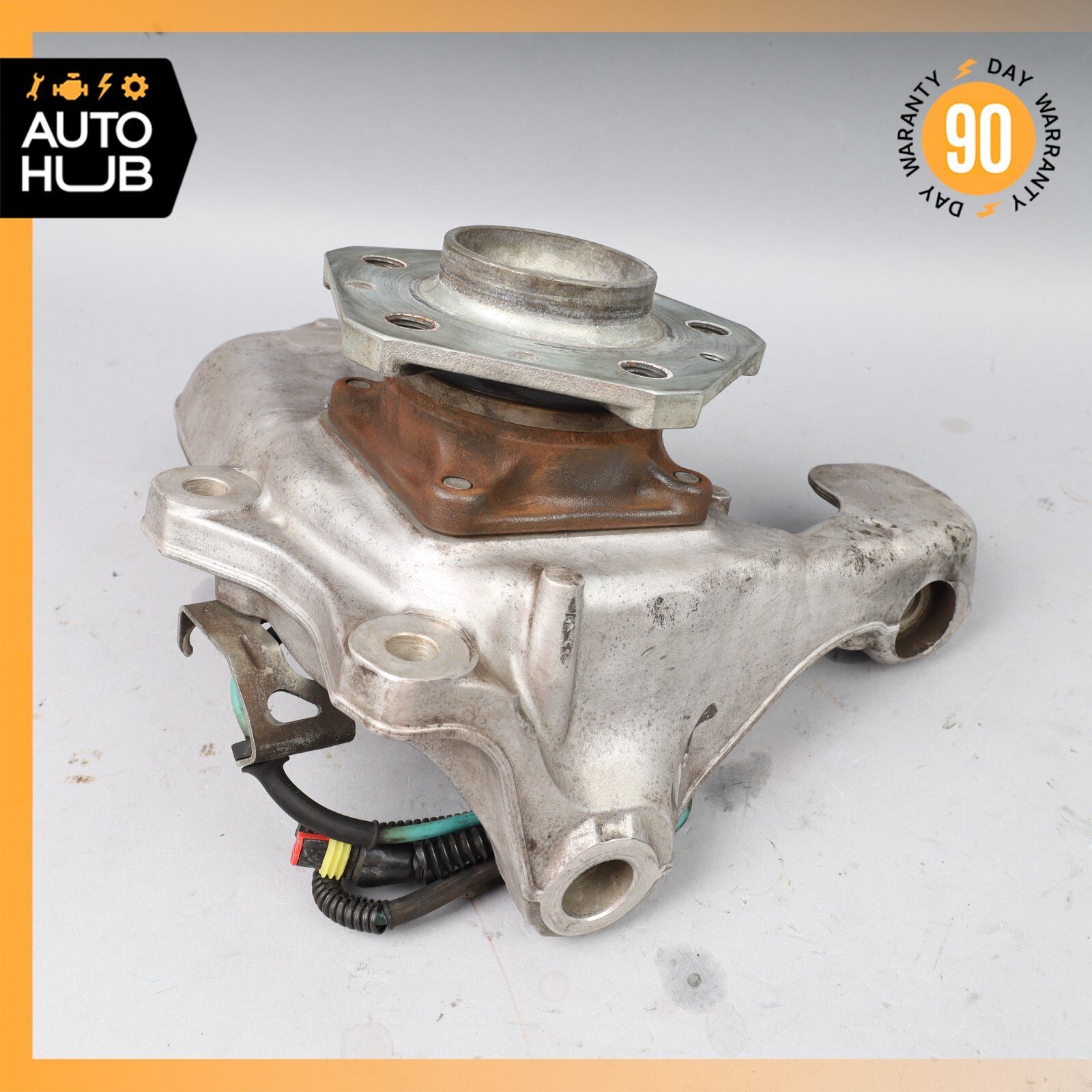 03-10 Maserati Quattroporte M139 Front Left Side Spindle Knuckle Hub OEM 61k