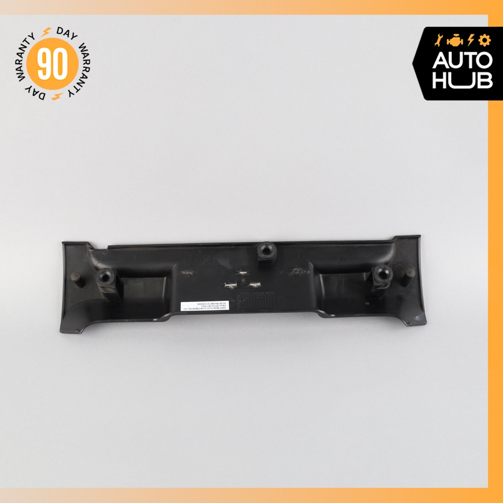 03-13 Bentley Continental GT GTC Speed Rear Engine Cover Plate Trim OEM 73k