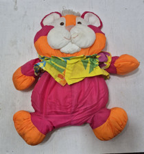 Vintage 1987 Fisher Price Wild Puffalump Tiger Plush Stuffed Animal Toy Hawaiian